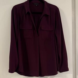Investments Deep Burgundy Blouse